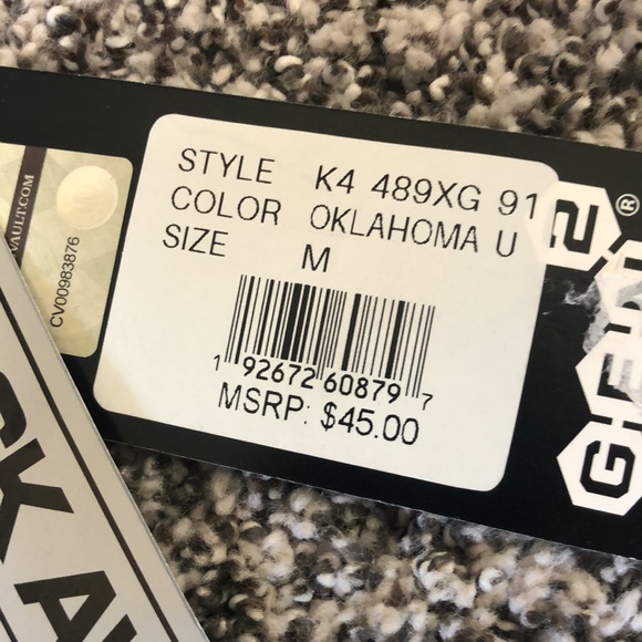 GEN2 - UNIVERSITY OF OKLAHOMA WINDBREAKER - NEW WITH TAGS - SIZE MEDIUM - B13 - Picture 15 of 15